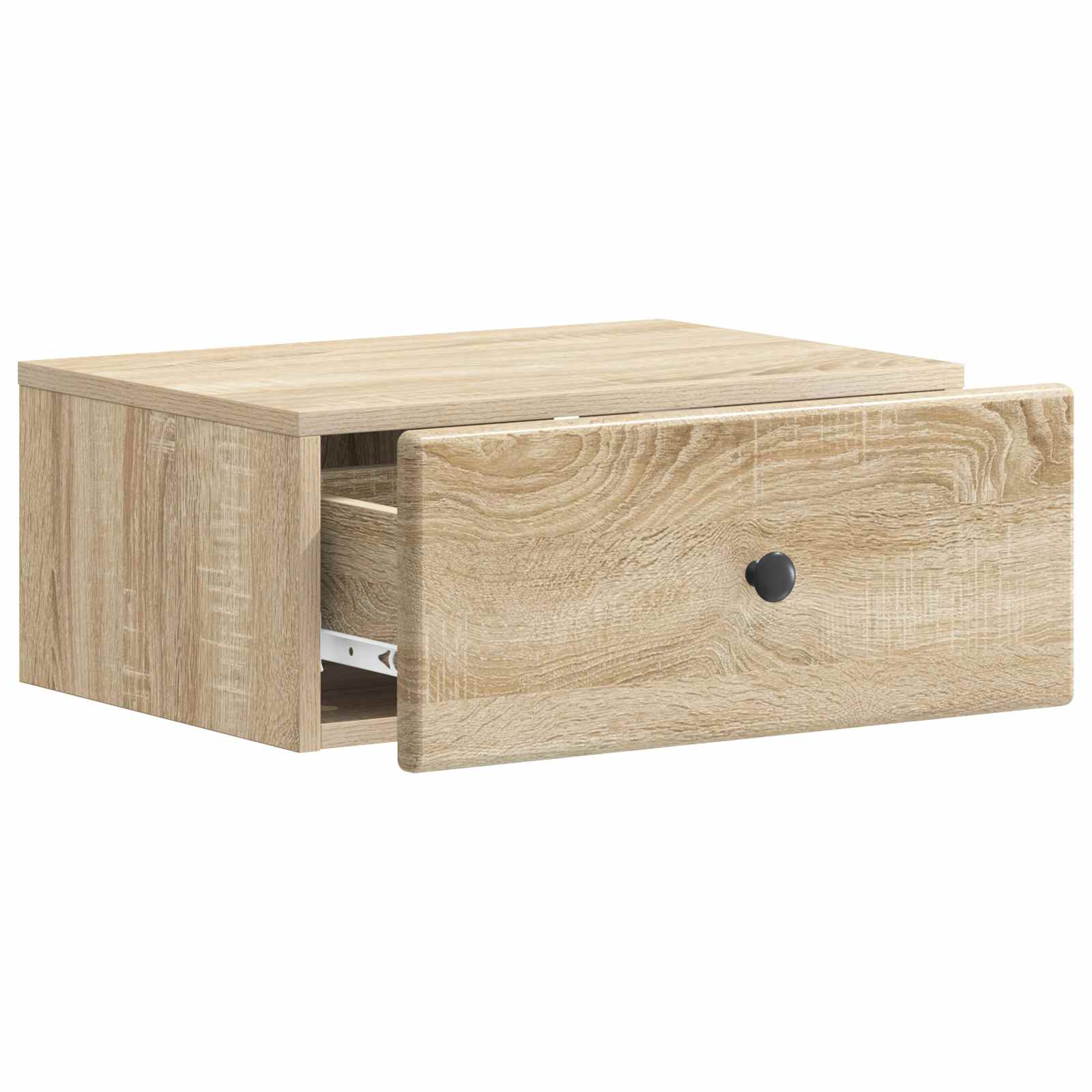 Mobiletto da notte a muro 2 pcs Rovere Sonoma 49 x 34,5 x 20 cm
