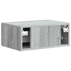 Mobiletto da notte a muro Grigio Sonoma 49 x 34,5 x 20 cm