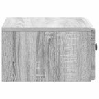 Mobiletto da notte a muro 2 pcs Grigio Sonoma 49 x 34,5 x 20 cm