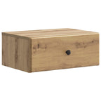 Mobiletto da notte a muro Rovere Artigianale 49 x 34,5 x 20 cm