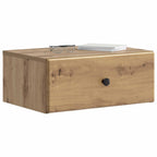 Mobiletto da notte a muro Rovere Artigianale 49 x 34,5 x 20 cm