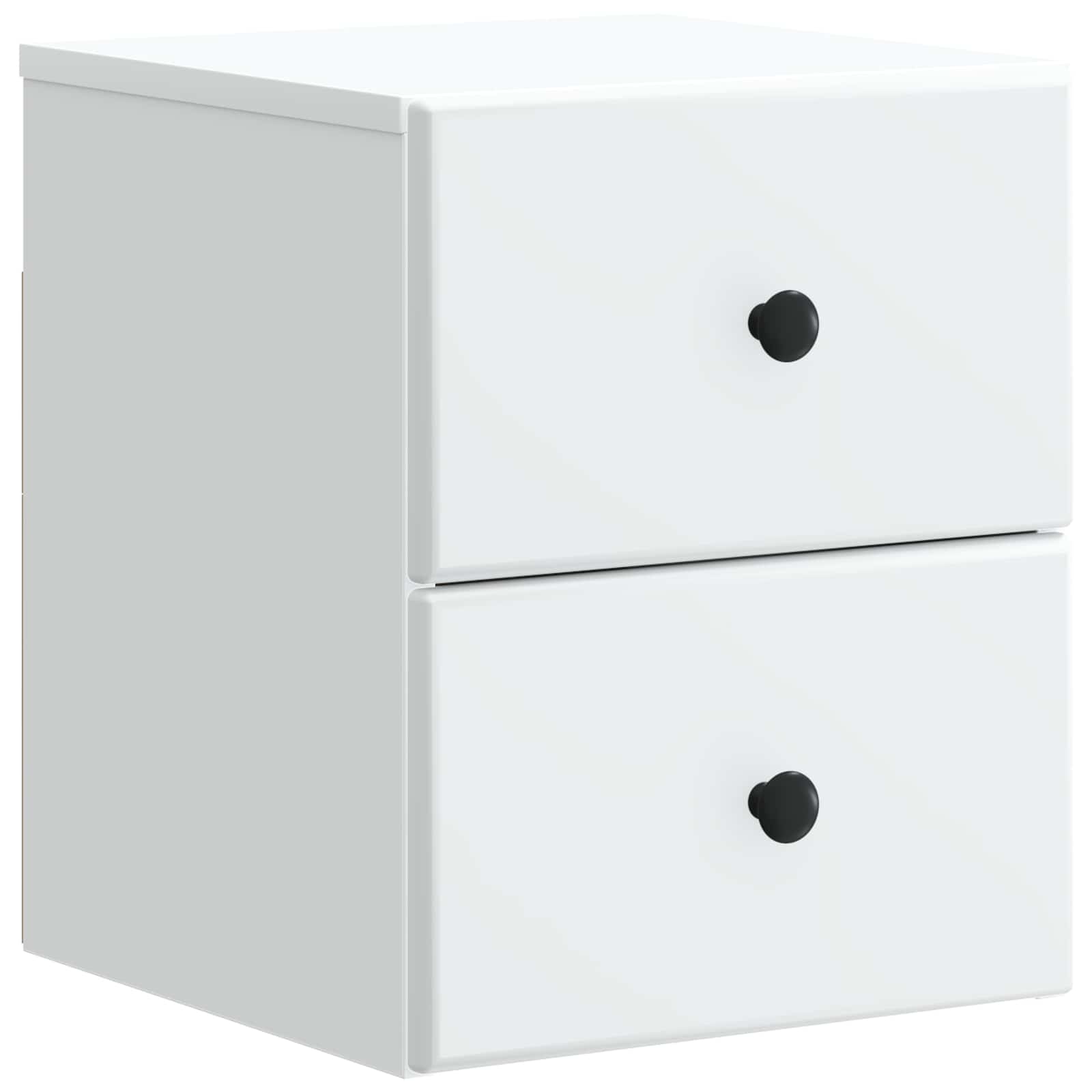 Mobiletto da notte a muro 2 pcs Bianco 34,5 x 33 x 40 cm