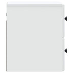 Mobiletto da notte a muro 2 pcs Bianco 34,5 x 33 x 40 cm