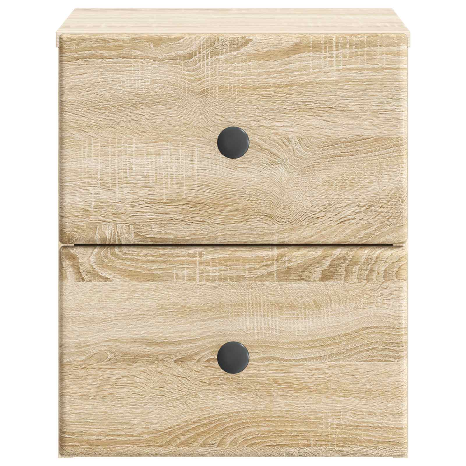 Mobiletto da notte a muro Rovere Sonoma 34,5 x 33 x 40 cm