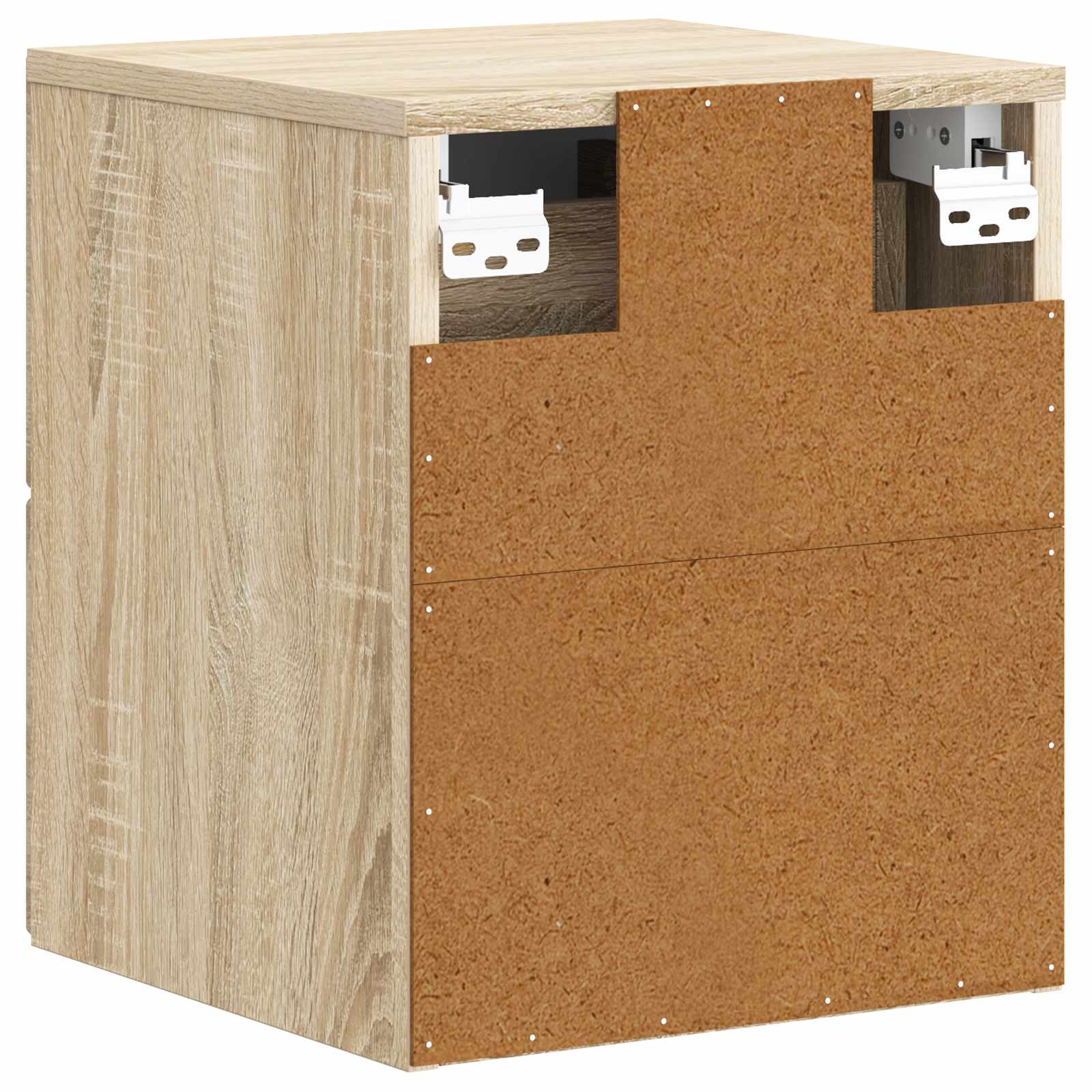 Mobiletto da notte a muro 2 pcs Rovere Sonoma 34,5 x 33 x 40 cm
