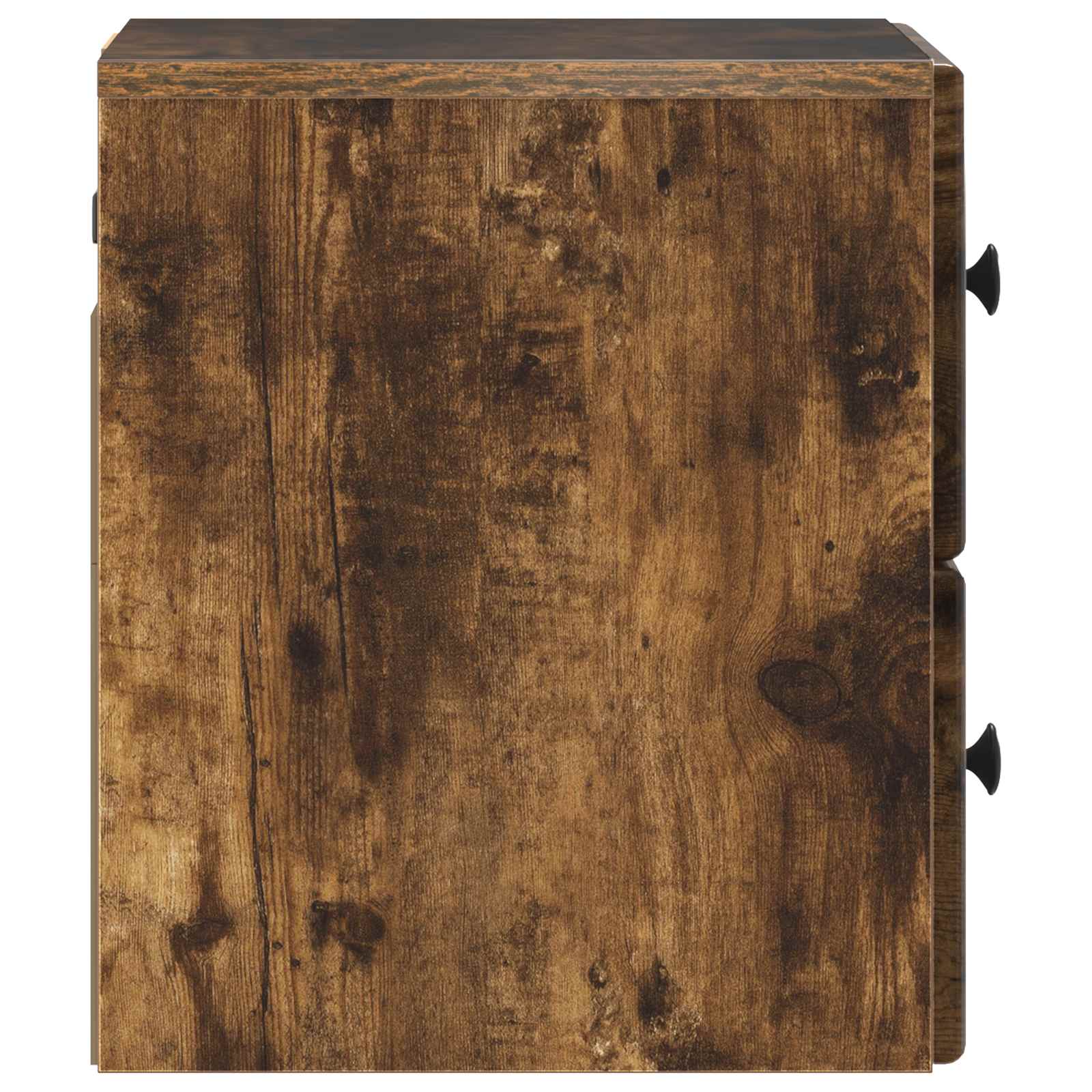 Mobiletto da notte a muro 2 pcs Rovere Fumo 34,5 x 33 x 40 cm