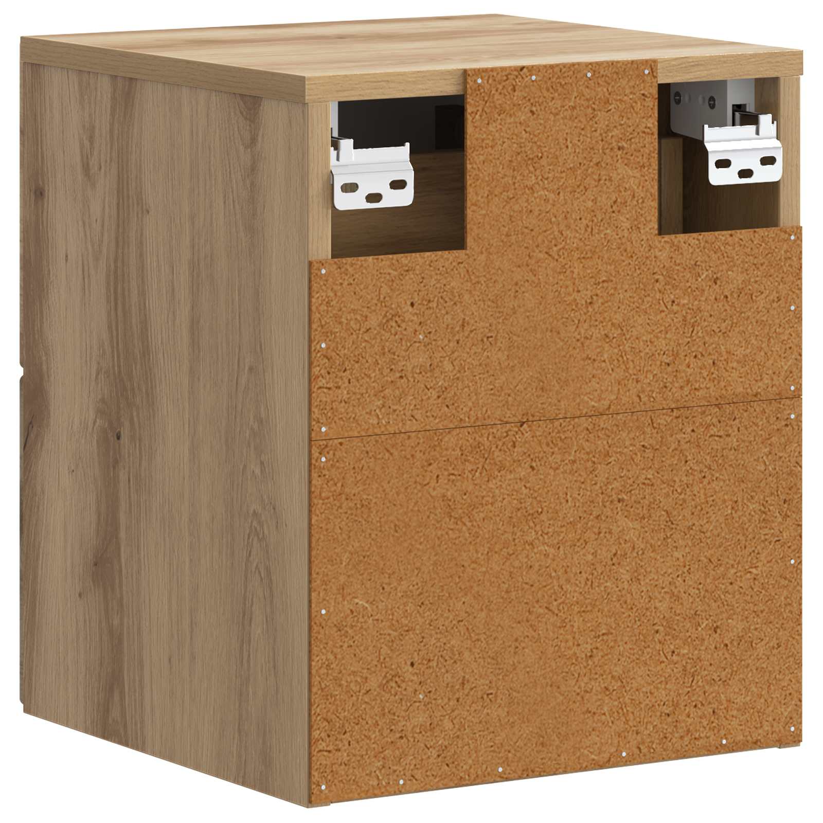 Mobiletto da notte a muro Rovere Artigianale 34,5 x 33 x 40 cm