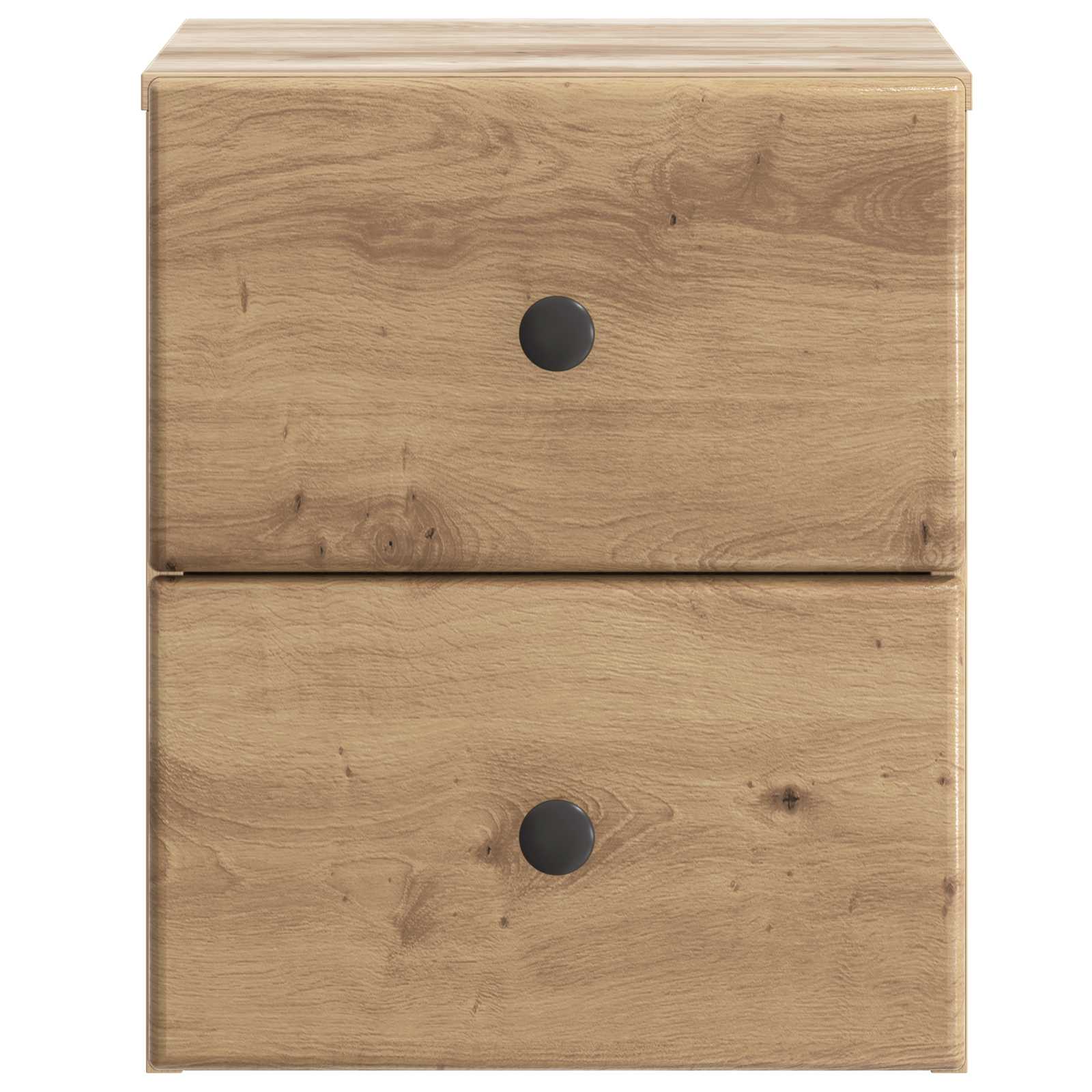 Mobiletto da notte a muro Rovere Artigianale 34,5 x 33 x 40 cm