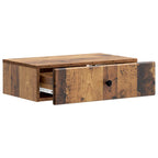 Tavolino da Parete Laterale Legno antico 59 x 34,5 x 17 cm