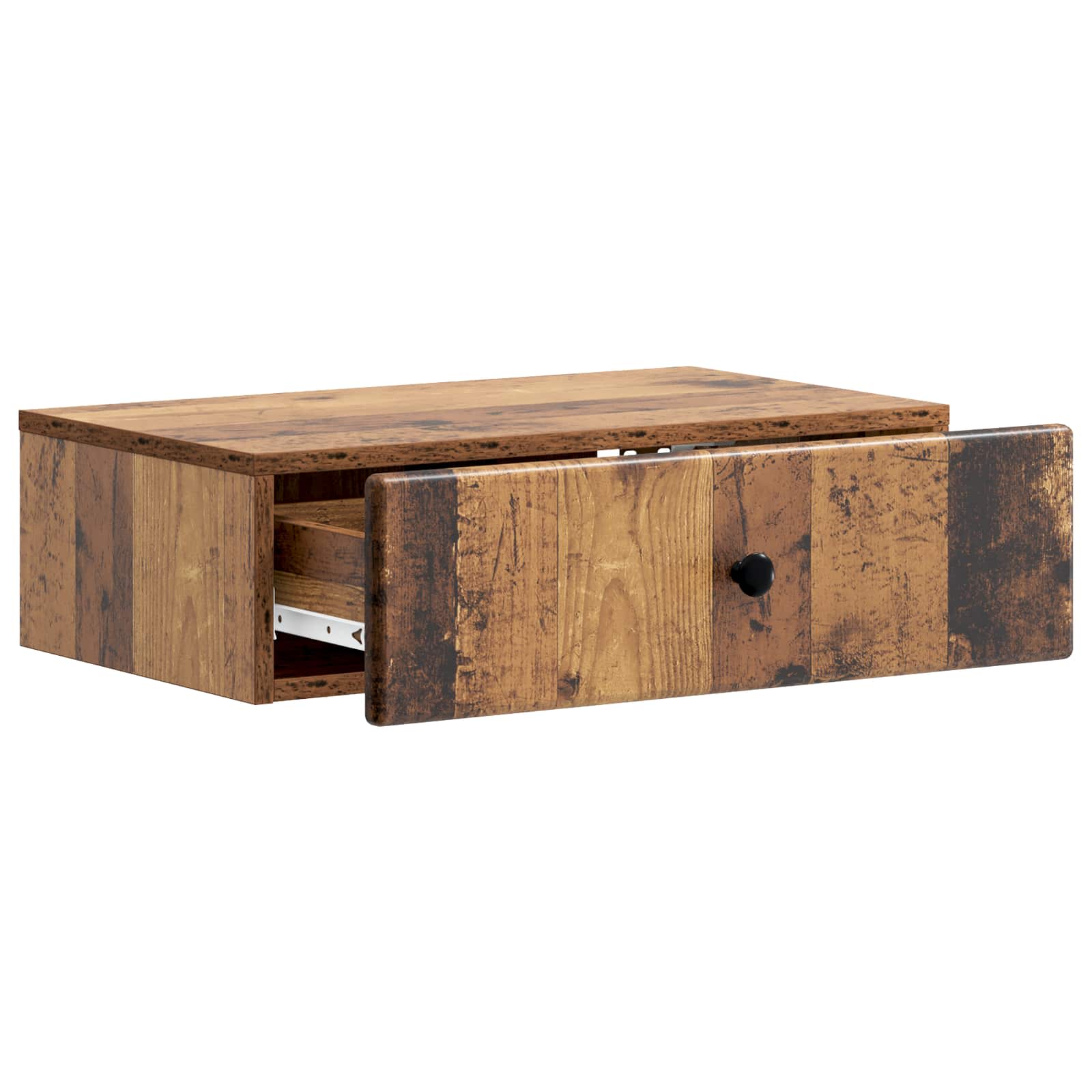 Tavolino da Parete Laterale Legno antico 59 x 34,5 x 17 cm