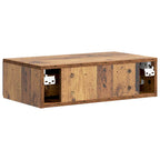 Tavolino da Parete Laterale Legno antico 59 x 34,5 x 17 cm