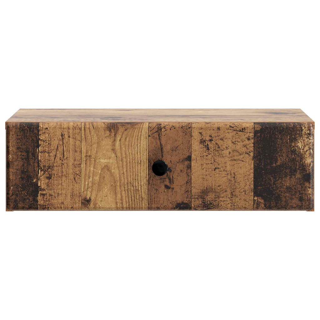 Tavolino da Parete Laterale Legno antico 59 x 34,5 x 17 cm