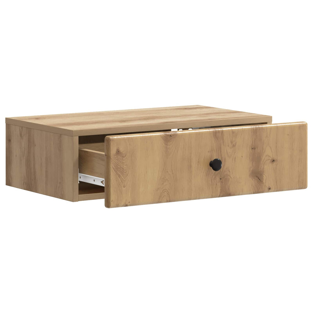 Tavolino da Parete Laterale Rovere Artigianale