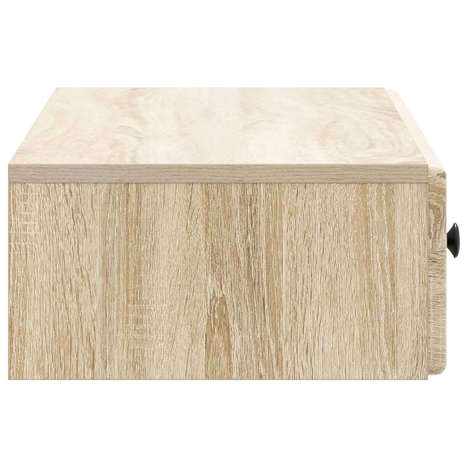 Tavolino da Parete Laterale Rovere Sonoma 87,5 x 34,5 x 17 cm