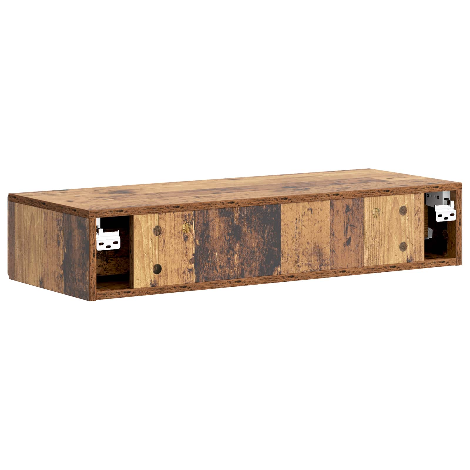 Tavolino da Parete Laterale Legno antico 87,5 x 34,5 x 17 cm