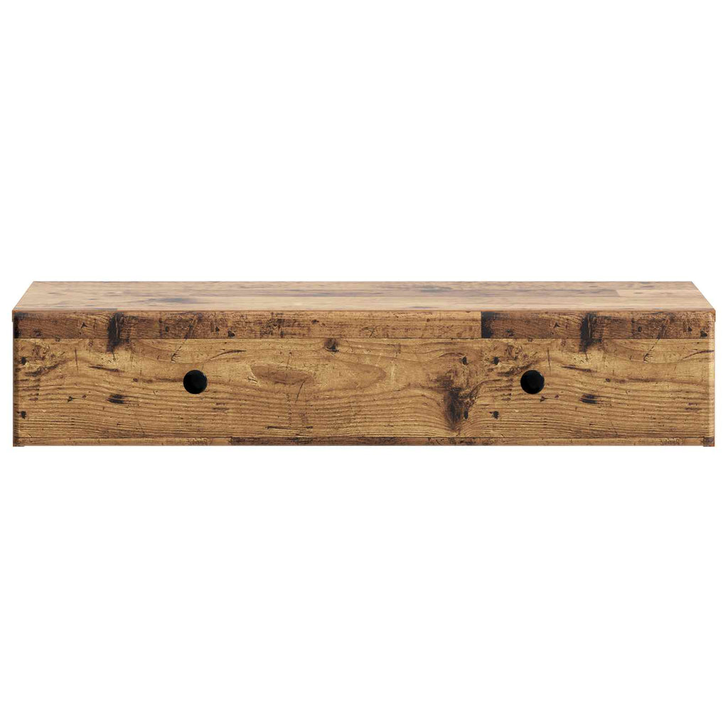 Tavolino da Parete Laterale Legno antico 87,5 x 34,5 x 17 cm