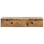 Tavolino da Parete Laterale Legno antico 87,5 x 34,5 x 17 cm