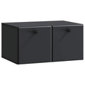 Mobile Porta TV da Muro 59,5 x 41 x 30 cm Nero