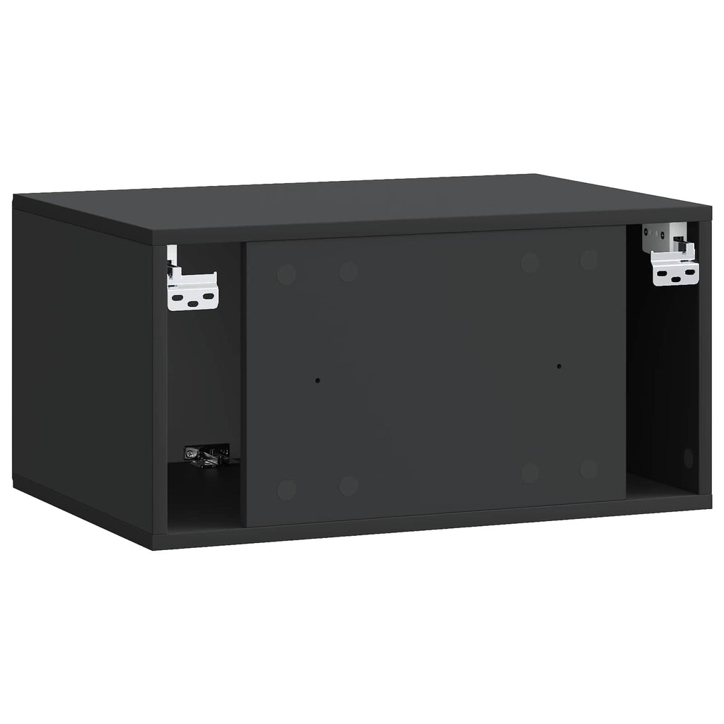 Mobile Porta TV da Muro 59,5 x 41 x 30 cm Nero