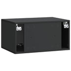 Mobile Porta TV da Muro 59,5 x 41 x 30 cm Nero