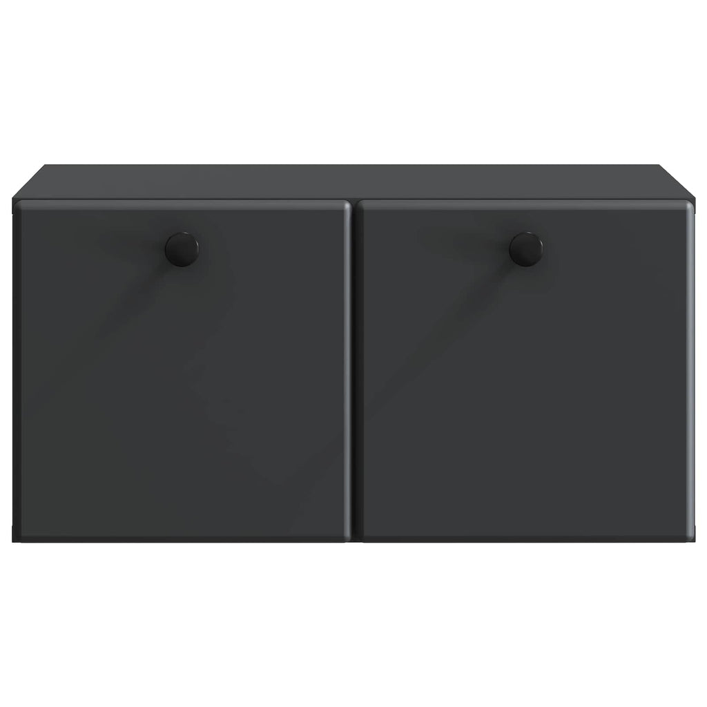 Mobile Porta TV da Muro 59,5 x 41 x 30 cm Nero