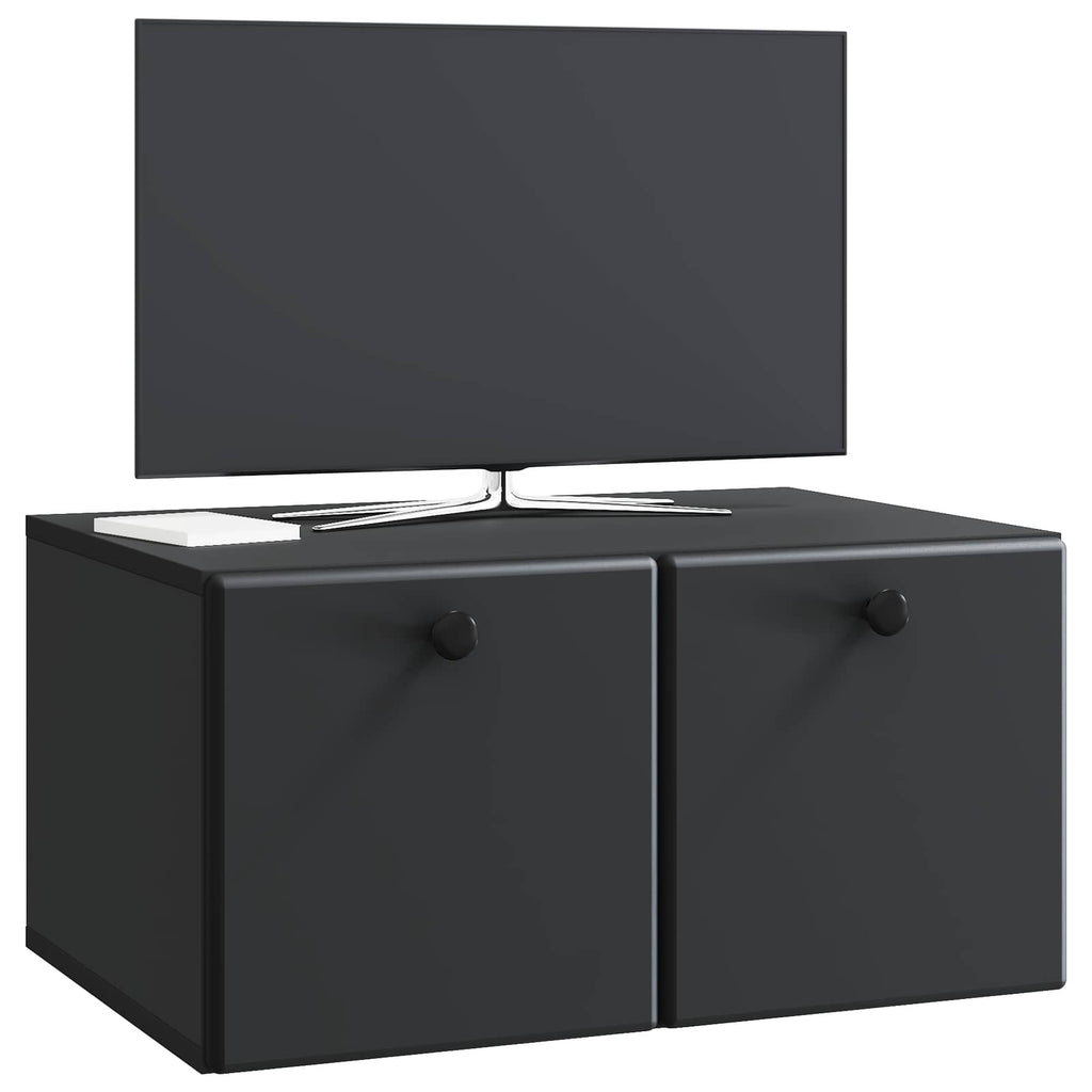 Mobile Porta TV da Muro 59,5 x 41 x 30 cm Nero