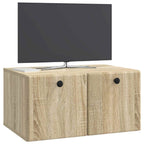 Mobile Porta TV da Muro 59,5 x 41 x 30 cm Rovere Sonoma