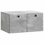Mobile Porta TV da Muro 59,5 x 41 x 30 cm Grigio Cemento