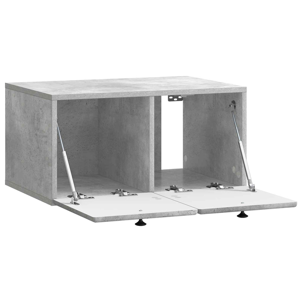 Mobile Porta TV da Muro 59,5 x 41 x 30 cm Grigio Cemento