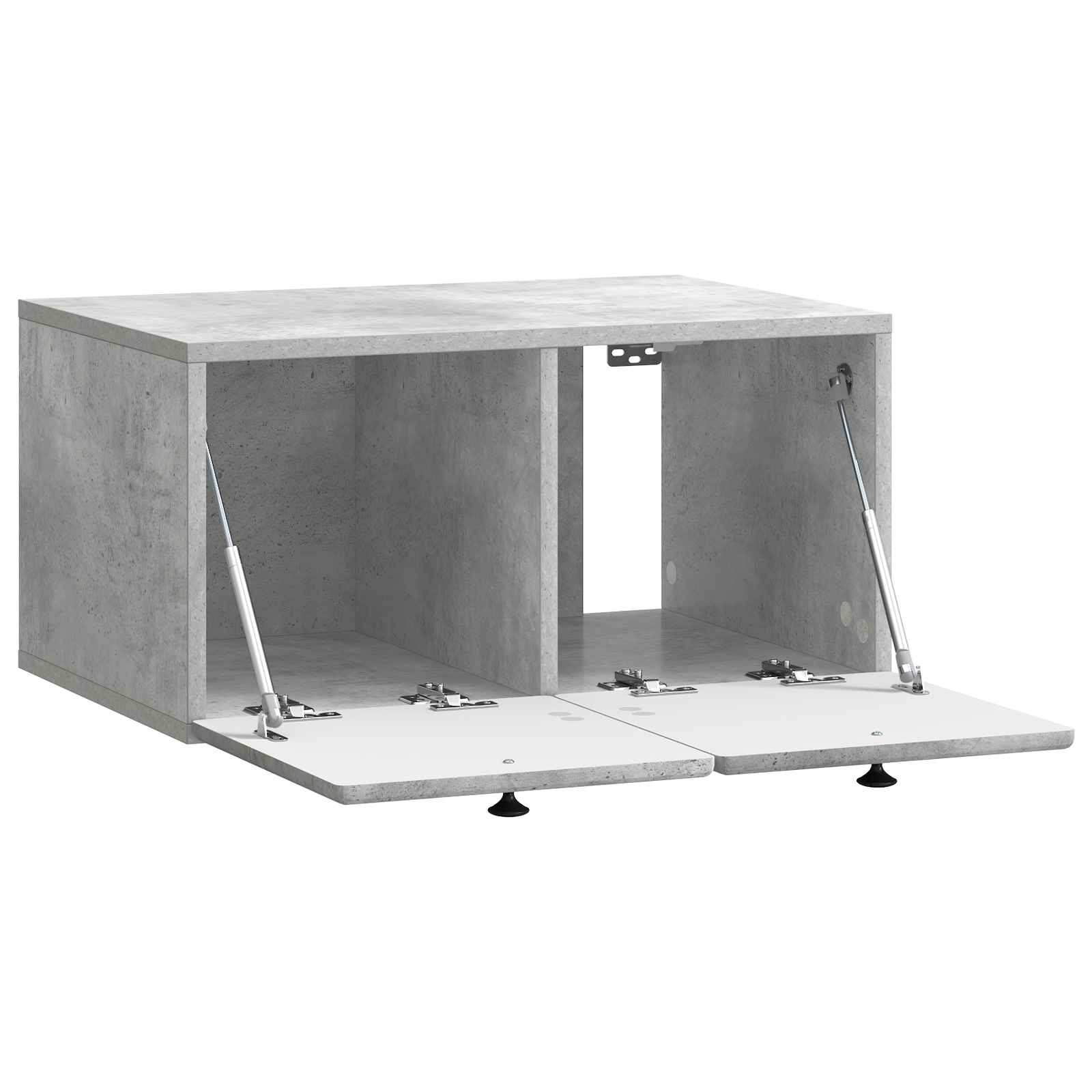 Mobile Porta TV da Muro 59,5 x 41 x 30 cm Grigio Cemento