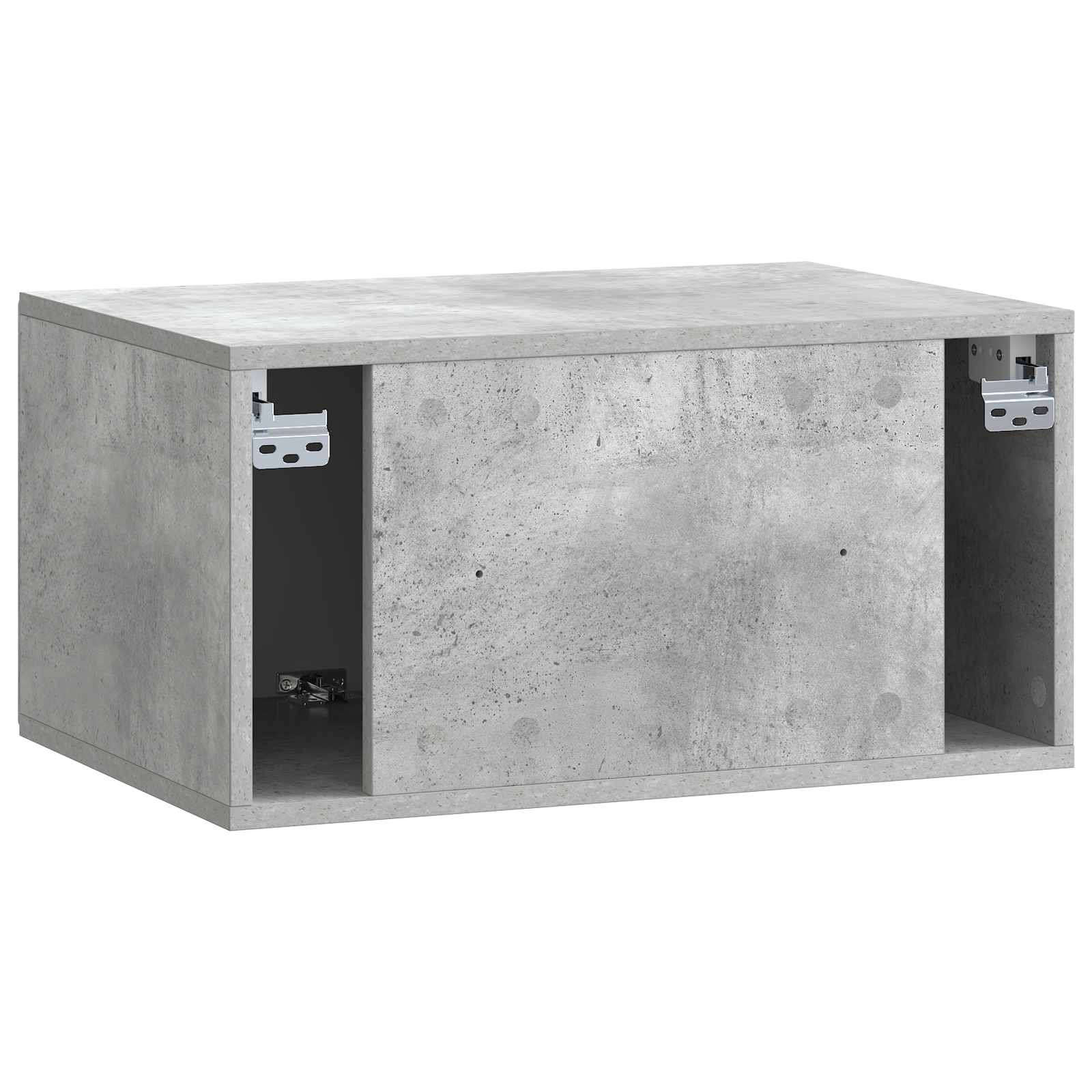 Mobile Porta TV da Muro 59,5 x 41 x 30 cm Grigio Cemento