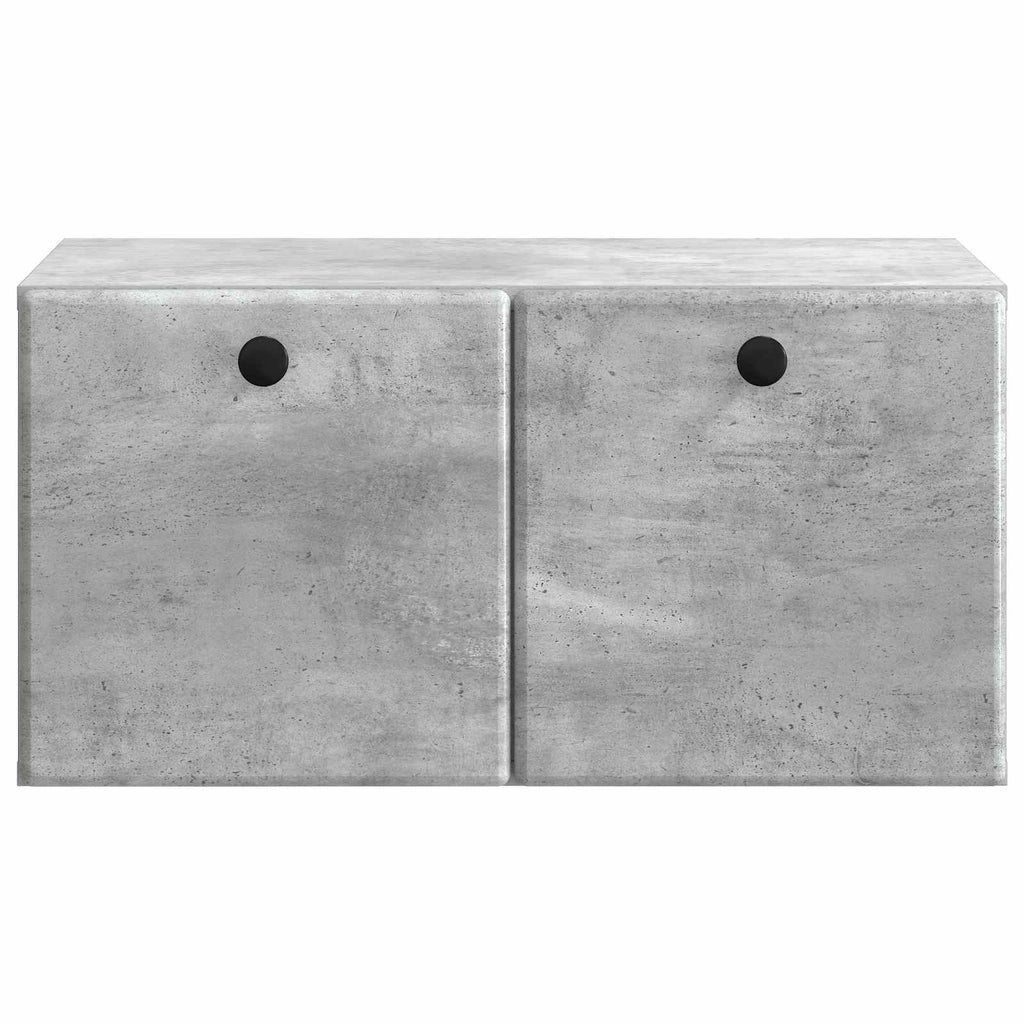 Mobile Porta TV da Muro 59,5 x 41 x 30 cm Grigio Cemento
