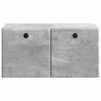 Mobile Porta TV da Muro 59,5 x 41 x 30 cm Grigio Cemento
