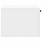 Mobile Porta TV da Muro 59,5 x 41 x 30 cm Bianco Lucido