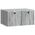 Mobile Porta TV da Muro 59,5 x 41 x 30 cm Sonoma grigio