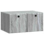 Mobile Porta TV da Muro 59,5 x 41 x 30 cm Sonoma grigio