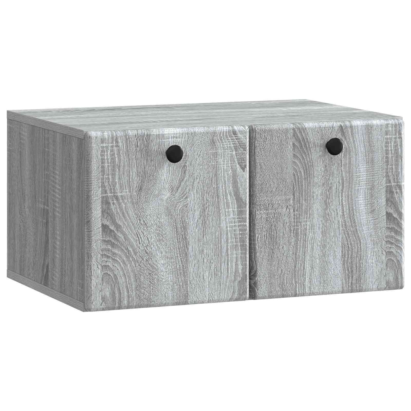 Mobile Porta TV da Muro 59,5 x 41 x 30 cm Sonoma grigio