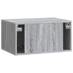 Mobile Porta TV da Muro 59,5 x 41 x 30 cm Sonoma grigio