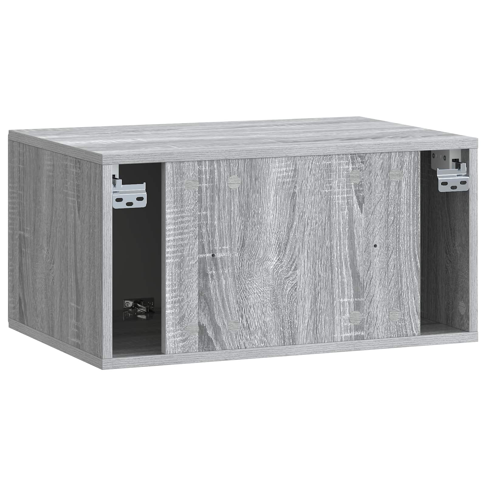 Mobile Porta TV da Muro 59,5 x 41 x 30 cm Sonoma grigio