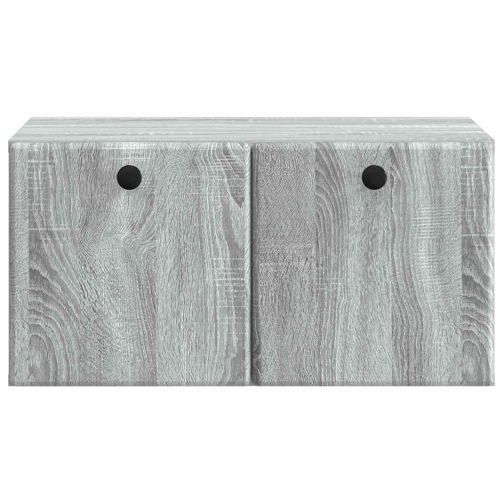 Mobile Porta TV da Muro 59,5 x 41 x 30 cm Sonoma grigio