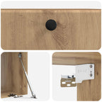 Mobile Porta TV da Muro 59,5 x 41 x 30 cm Rovere Artigianale