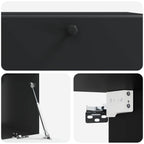 Mobile Porta TV da Muro 78,5 x 41 x 30 cm Nero