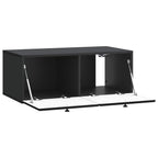 Mobile Porta TV da Muro 78,5 x 41 x 30 cm Nero