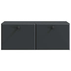 Mobile Porta TV da Muro 78,5 x 41 x 30 cm Nero