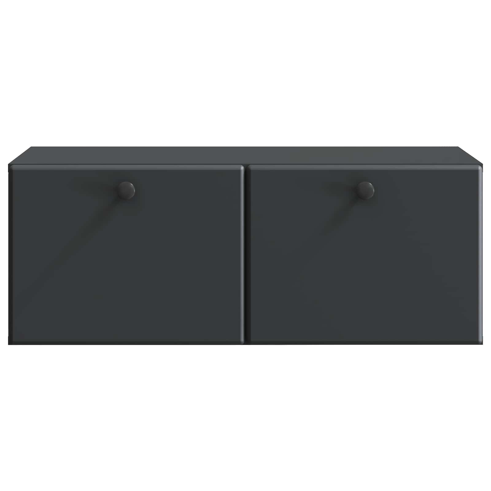 Mobile Porta TV da Muro 78,5 x 41 x 30 cm Nero