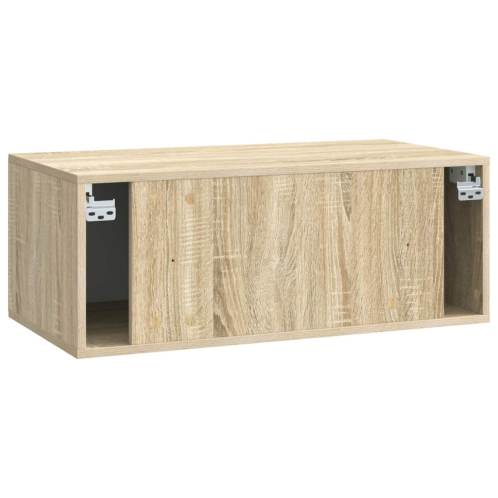 Mobile Porta TV da Muro 78,5 x 41 x 30 cm Rovere Sonoma