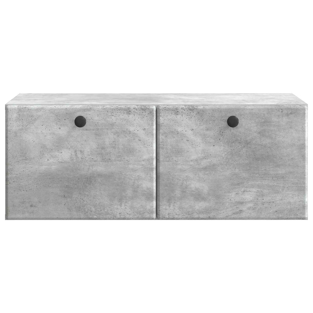 Mobile Porta TV da Muro 78,5 x 41 x 30 cm Grigio Cemento