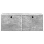 Mobile Porta TV da Muro 78,5 x 41 x 30 cm Grigio Cemento
