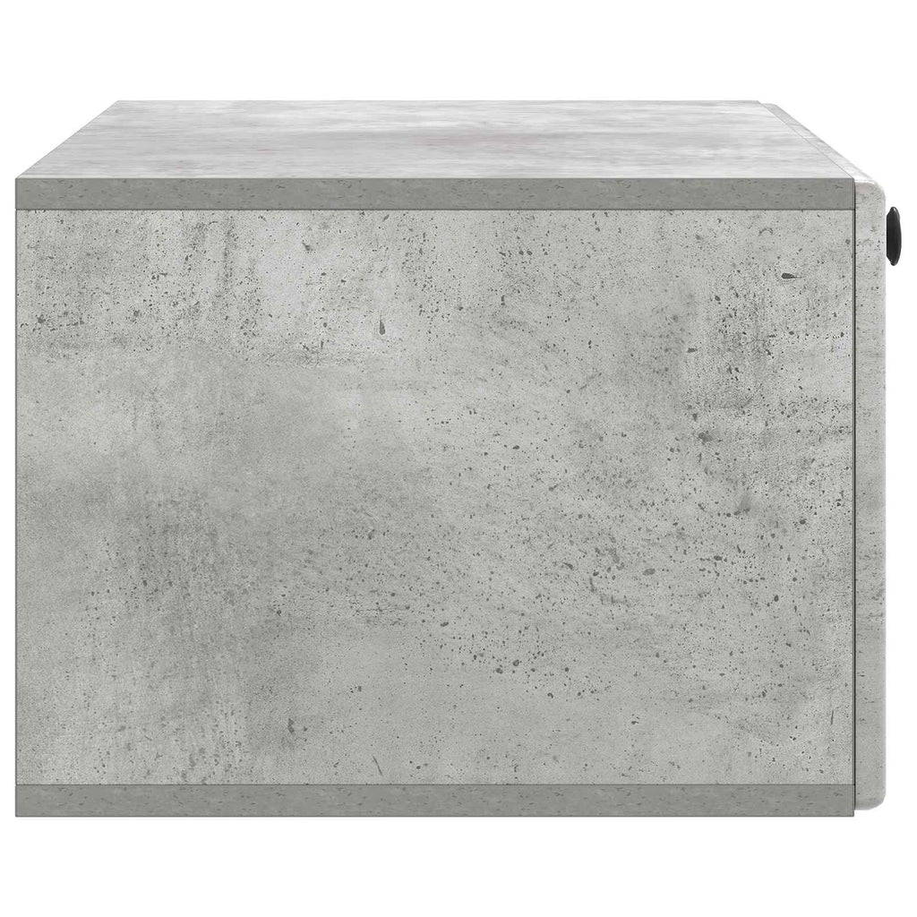 Mobile Porta TV da Muro 78,5 x 41 x 30 cm Grigio Cemento