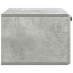 Mobile Porta TV da Muro 78,5 x 41 x 30 cm Grigio Cemento